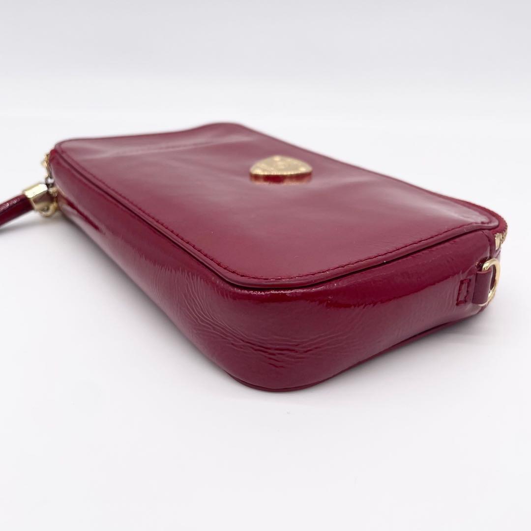 ATAO アミュレットケリー ショルダーバッグ スマホ入れ 長財布 ルビー