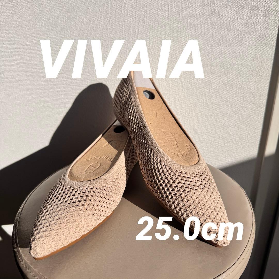 美品VIVAIAフラットシューズ 撥水加工 メッシュ - メルカリ