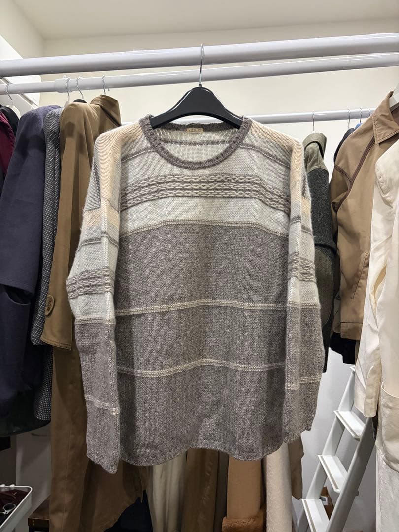 80s malo ニット カシミヤ100% 丸首 vintage 80s malo ニット カシミヤ100% 丸首 vintage - メルカリ