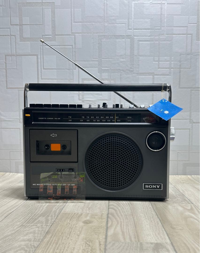 動作品】 美品SONY ソニーラジカセ CF-1980 - メルカリ