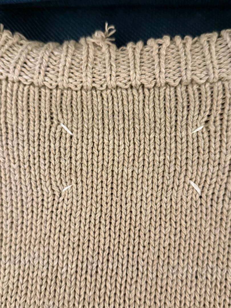 23ss メゾンマルジェラ ダメージニット 米津玄師 - メルカリ