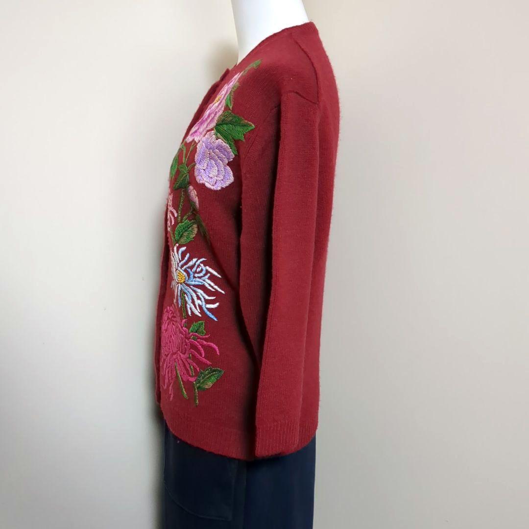 KEITA MARUYAMA ケイタマルヤマ 刺繍 カーディガン 90's ラム - メルカリ