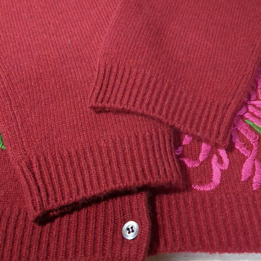 KEITA MARUYAMA ケイタマルヤマ 刺繍 カーディガン 90's ラム - メルカリ