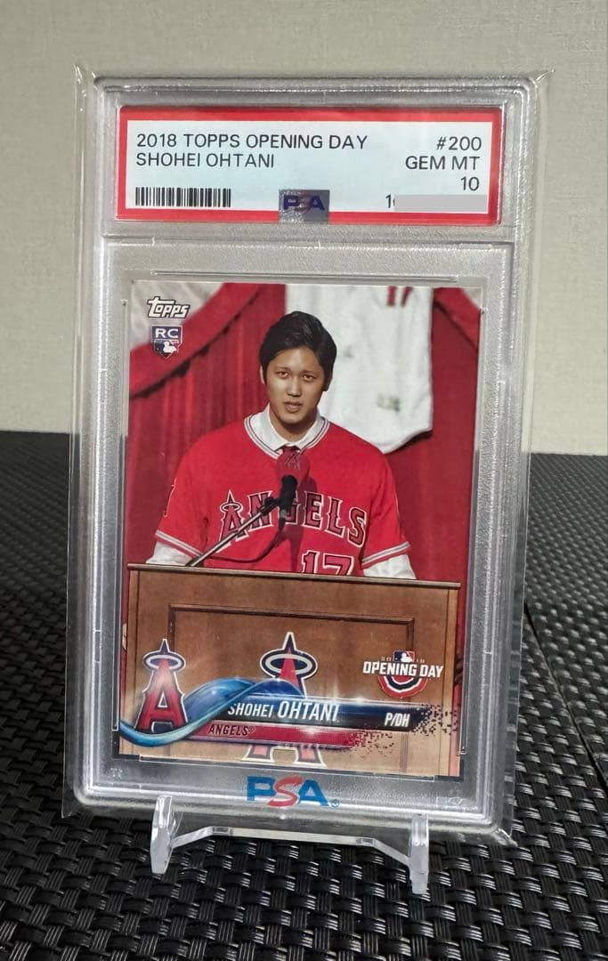 PSA10 最高評価】大谷翔平 2018 Topps RC スタンド おまけ付 - メルカリ
