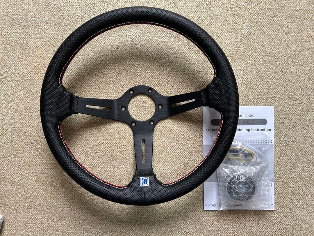 NARDI ナルディ ステアリングホイール 14インチ NARDI/ナルディ】 ステアリング CLASSIC LEATHER Line ブラック