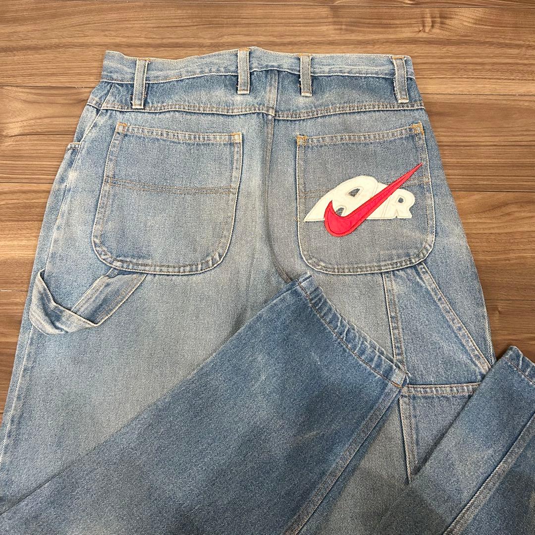 希少】ビンテージ 90年代 NIKE デニムペインターパンツ - メルカリ