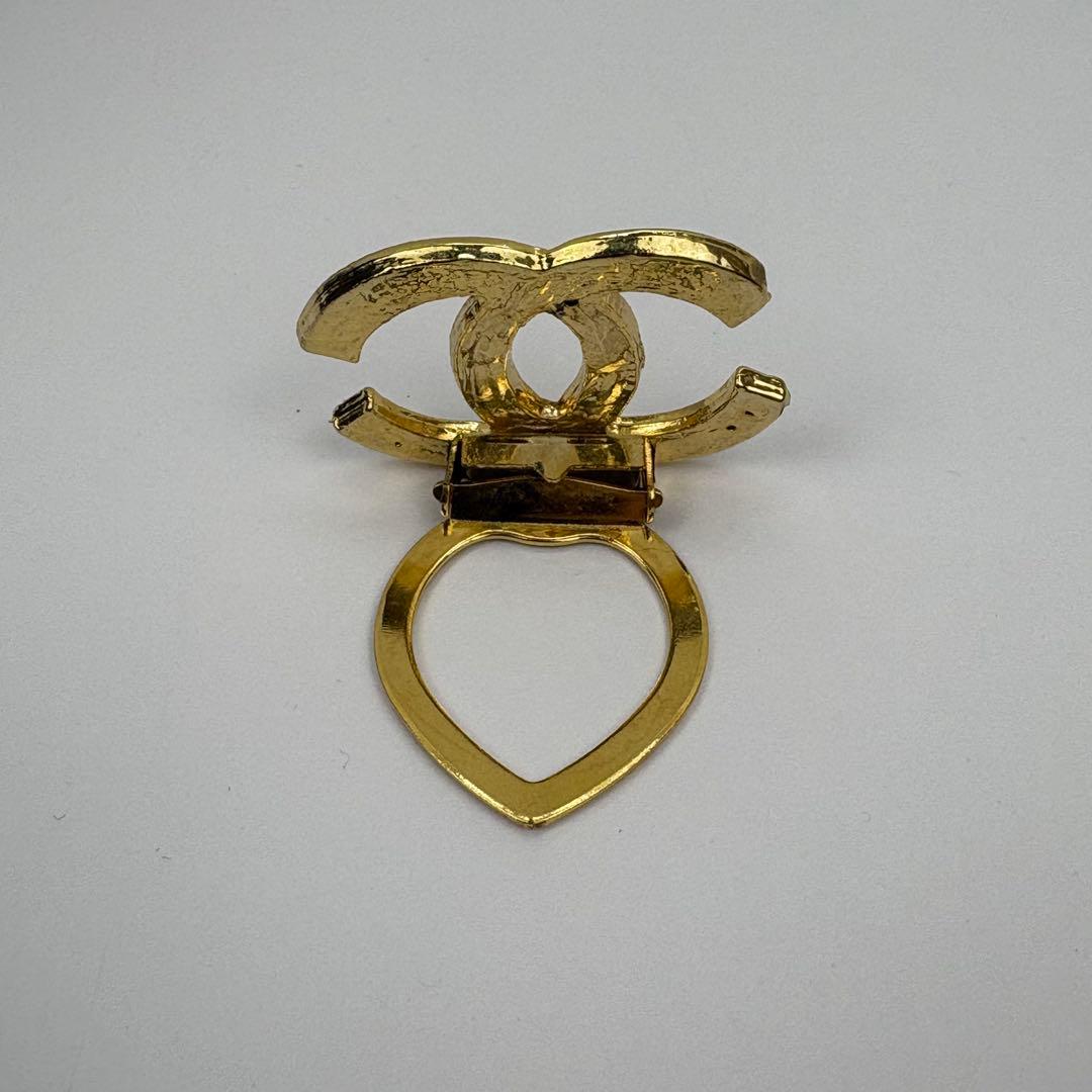 ニョロ様】シャネル CHANEL スカーフリング スカーフ留め ゴールド