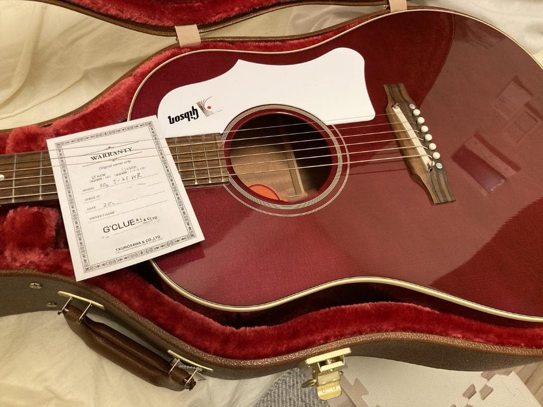 【J45_軽量】美品格安　ギブソンj-45 1960s ワインレッドカラー Gibson / 1960s J-45 Original Wine Red [Original Collection