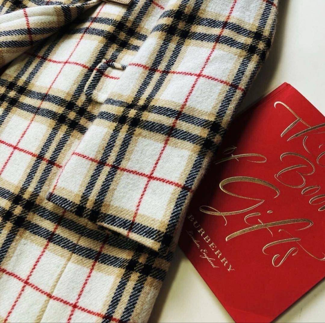 Burberry チェック柄 フード付き ダッフルコート ロングコート