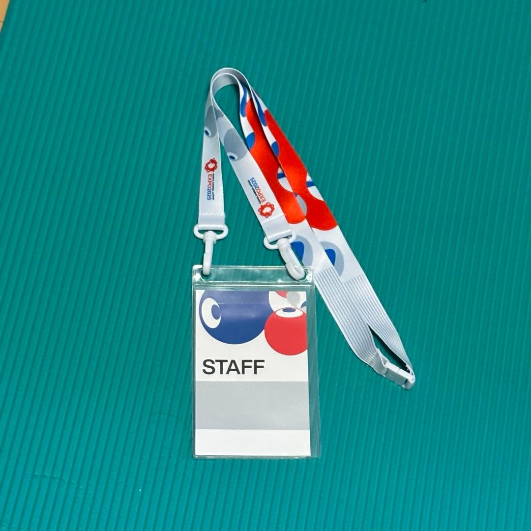 万博スタッフパス ストラップ AD証 - メルカリ