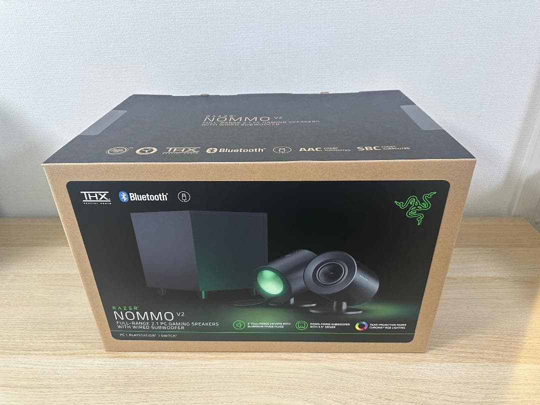 【新品・未開封】RAZER NOMMO V2 ゲーミングスピーカー Razer Nommo V2 ノンモ ブイツー – GRAPHT OFFICIAL STORE
