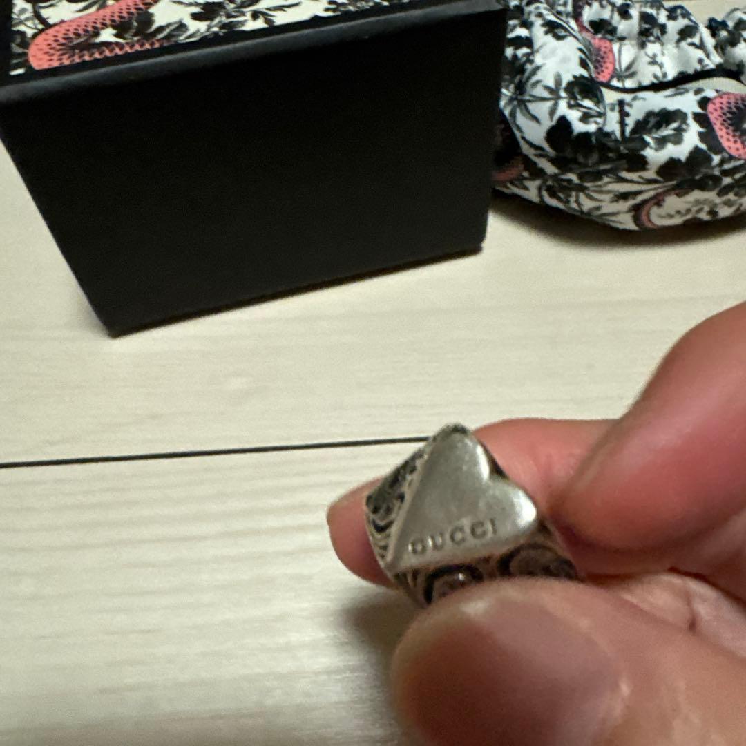 GUCCI】アラベスク ハート フローラ リング 15号 - メルカリ