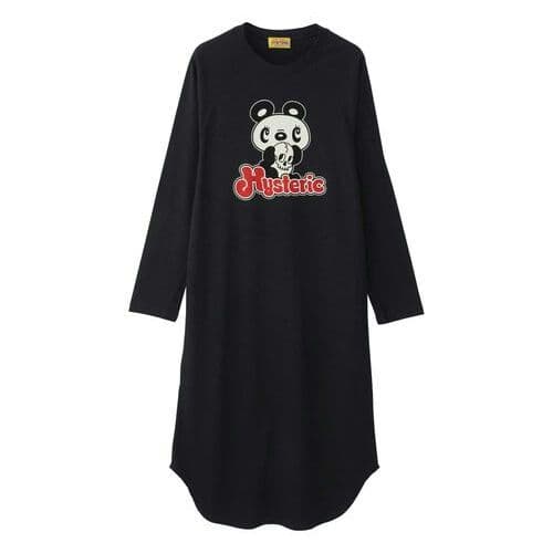 美品 HYSTERIC GLAMOUR SKULL PANDA ワンピース 黒 - メルカリ