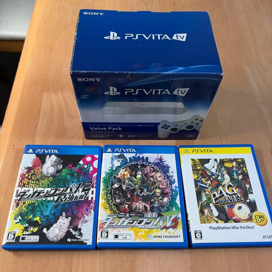 SONY PlayStation VITA TV VTE-1000 ＋ソフト３個 Amazon.com: Playstation Vita TV (VTE-1000AB01) (Japan Imported