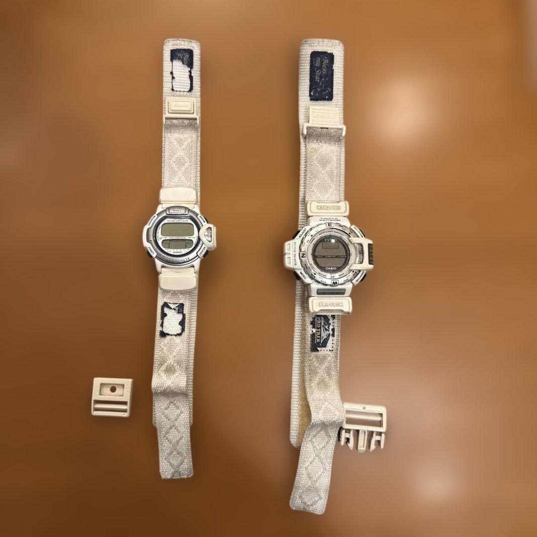 CASIO PRO TREK アウトド時計（ペアウォッチ） ジャンク品 - メルカリ