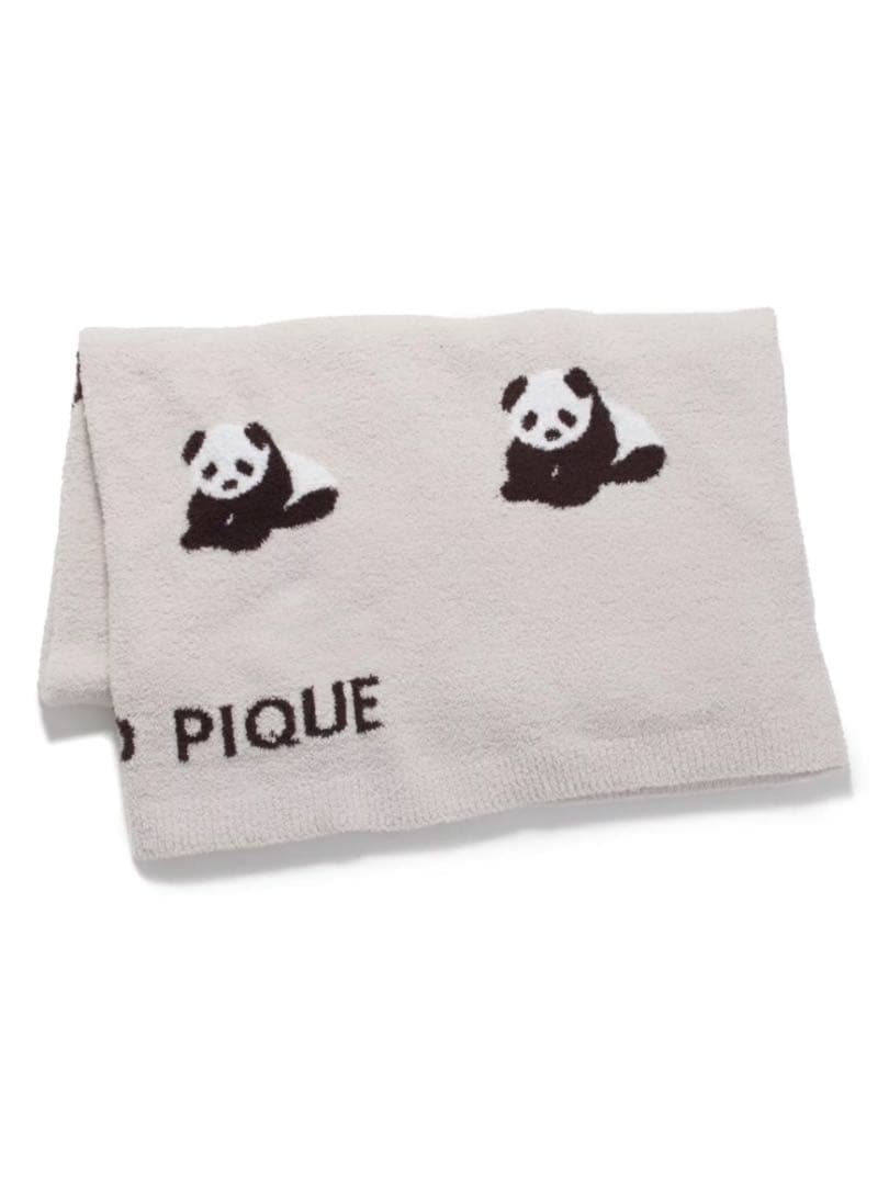 新品未開封】ジェラートピケ パンダジャガードマルチカバー 毛布