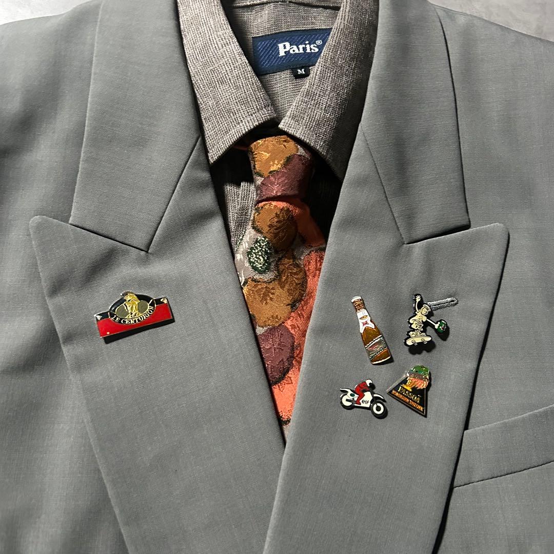 NA）ヴィンテージ ダブル セットアップ ピンバッジ パレード 入学式