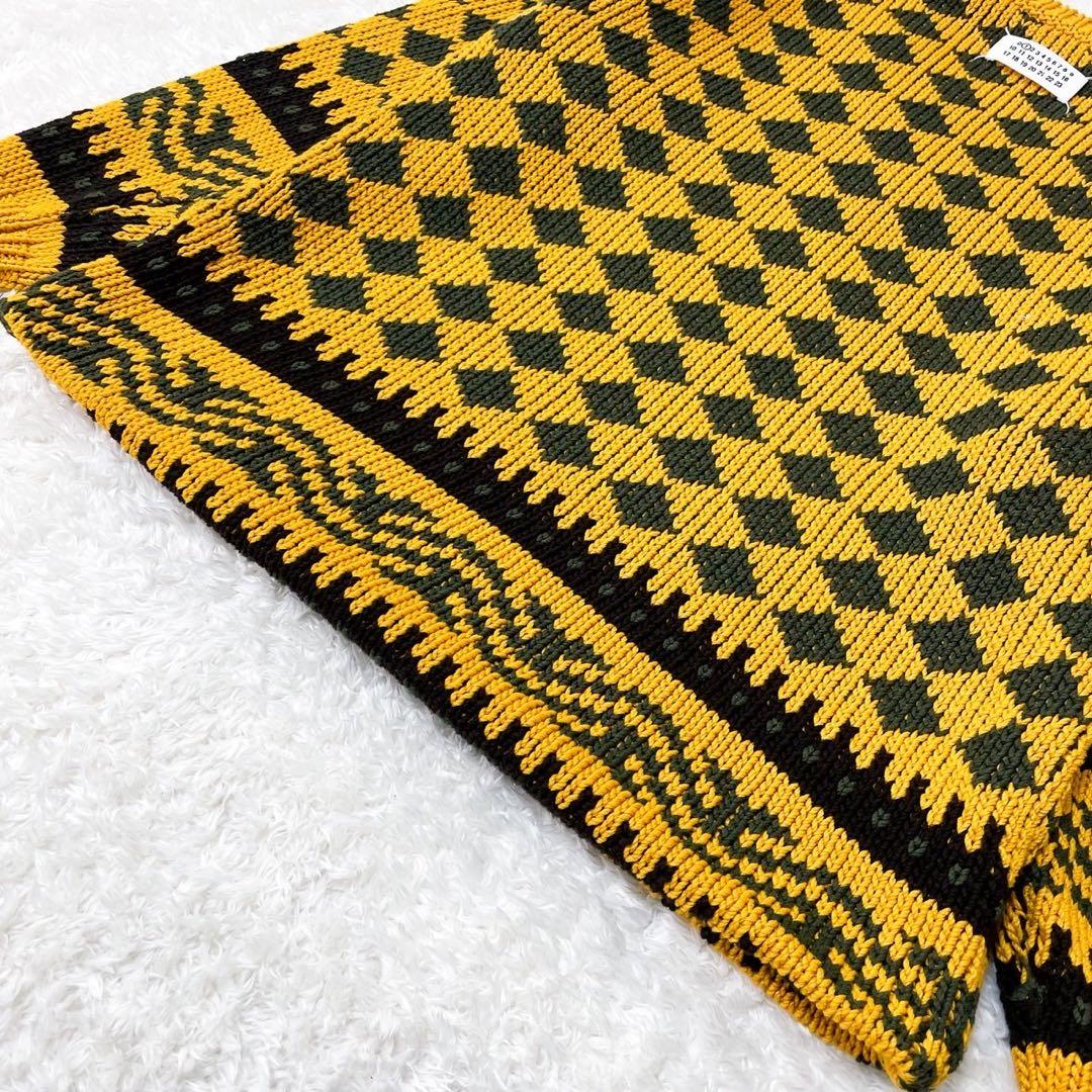 未使用級 メゾンマルジェラ オーバーサイズ リバースニットセーター