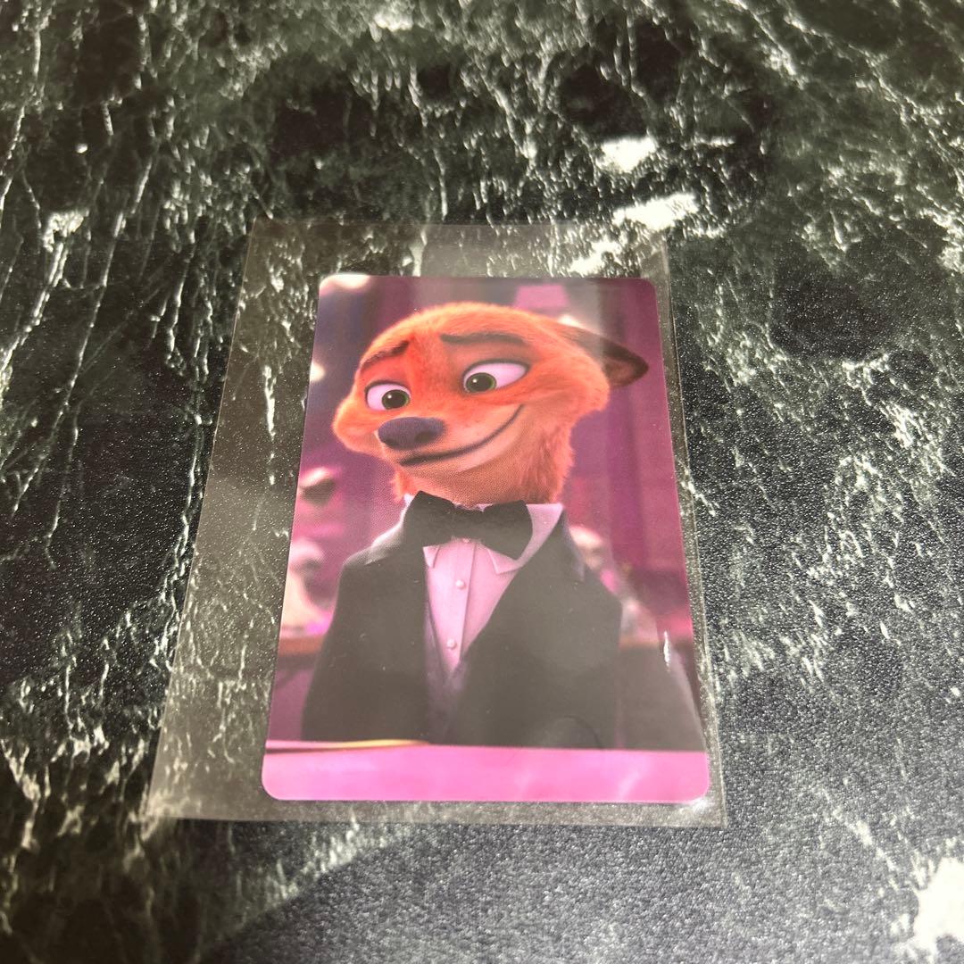 ズートピア2 オーマイカフェ 予約特典 コレクションカード ニック