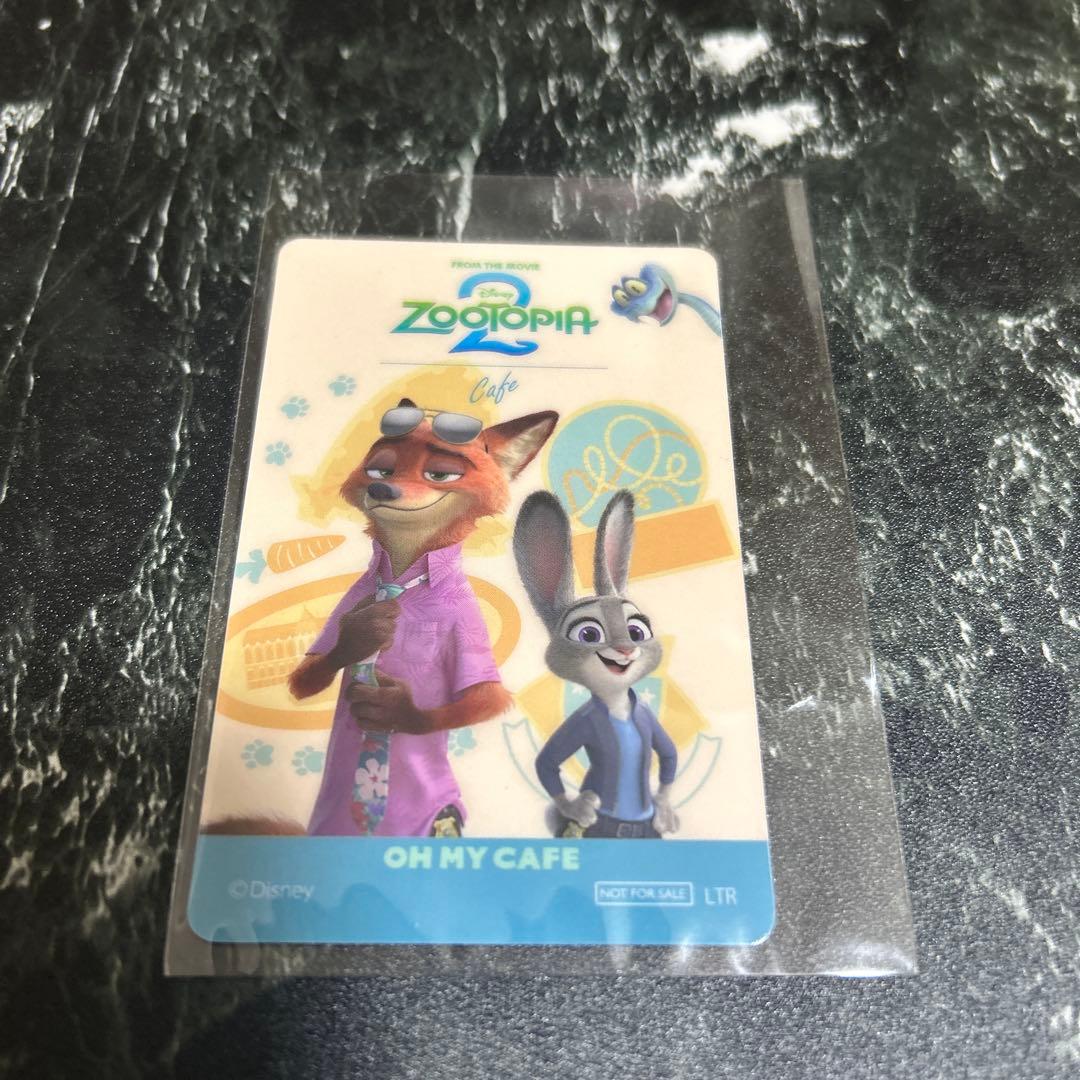 ズートピア2 オーマイカフェ 予約特典 コレクションカード ニック