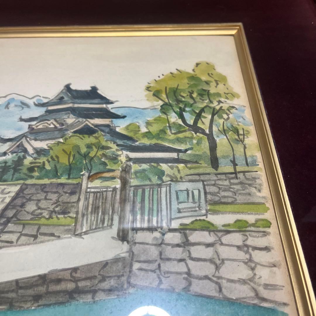 須山計一作 「松本城」 昭和47年 - メルカリ