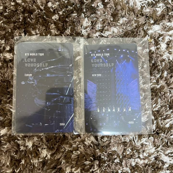 BTS トレカ ニューヨーク ヨーロッパ Blu-ray ユンギ SUGA - メルカリ