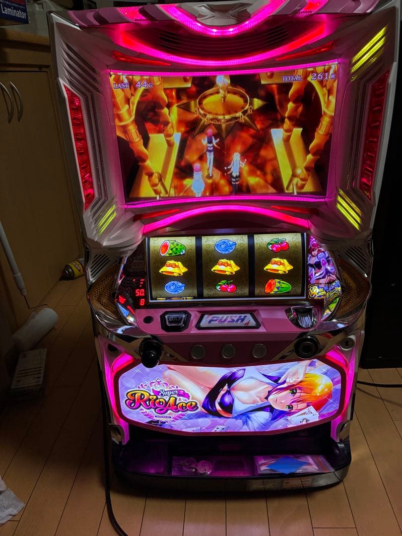 美品！パチスロ スーパーリオエースコイン不要機付き実機 - メルカリ