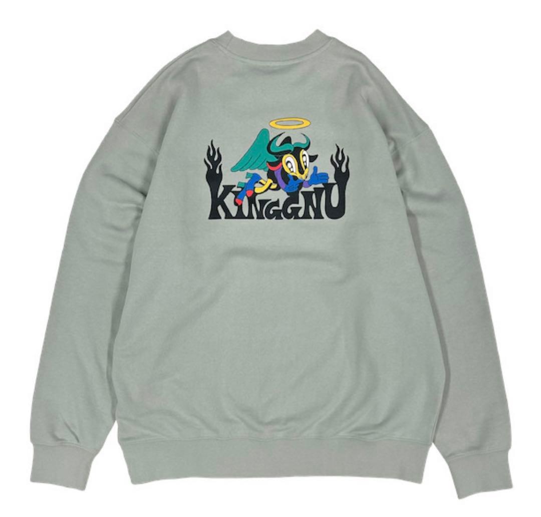 KingGnu FLYING GNU SWEAT Sサイズ（グレー） - メルカリ