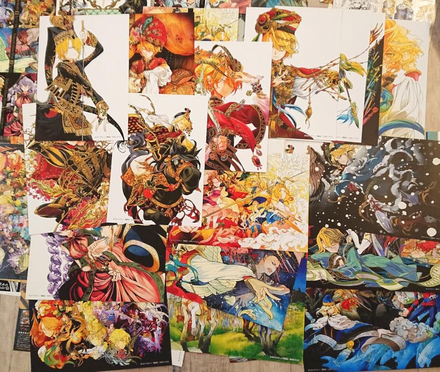 将国のアルタイル 抽プレ当選品 サイン本 店舗特典イラストカード 等