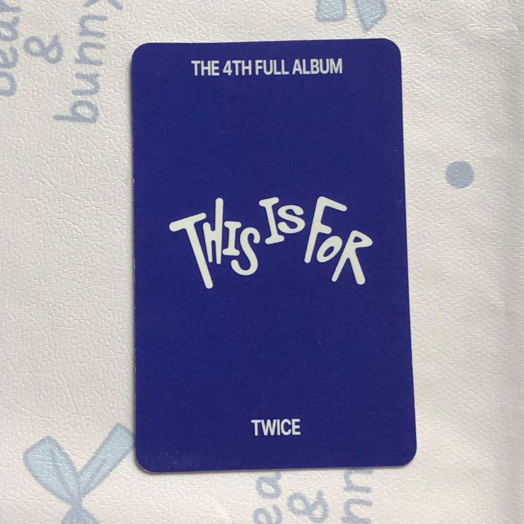 TWICE 特典 限定 ジヒョ THIS IS FOR 事前収録 トレカ - メルカリ