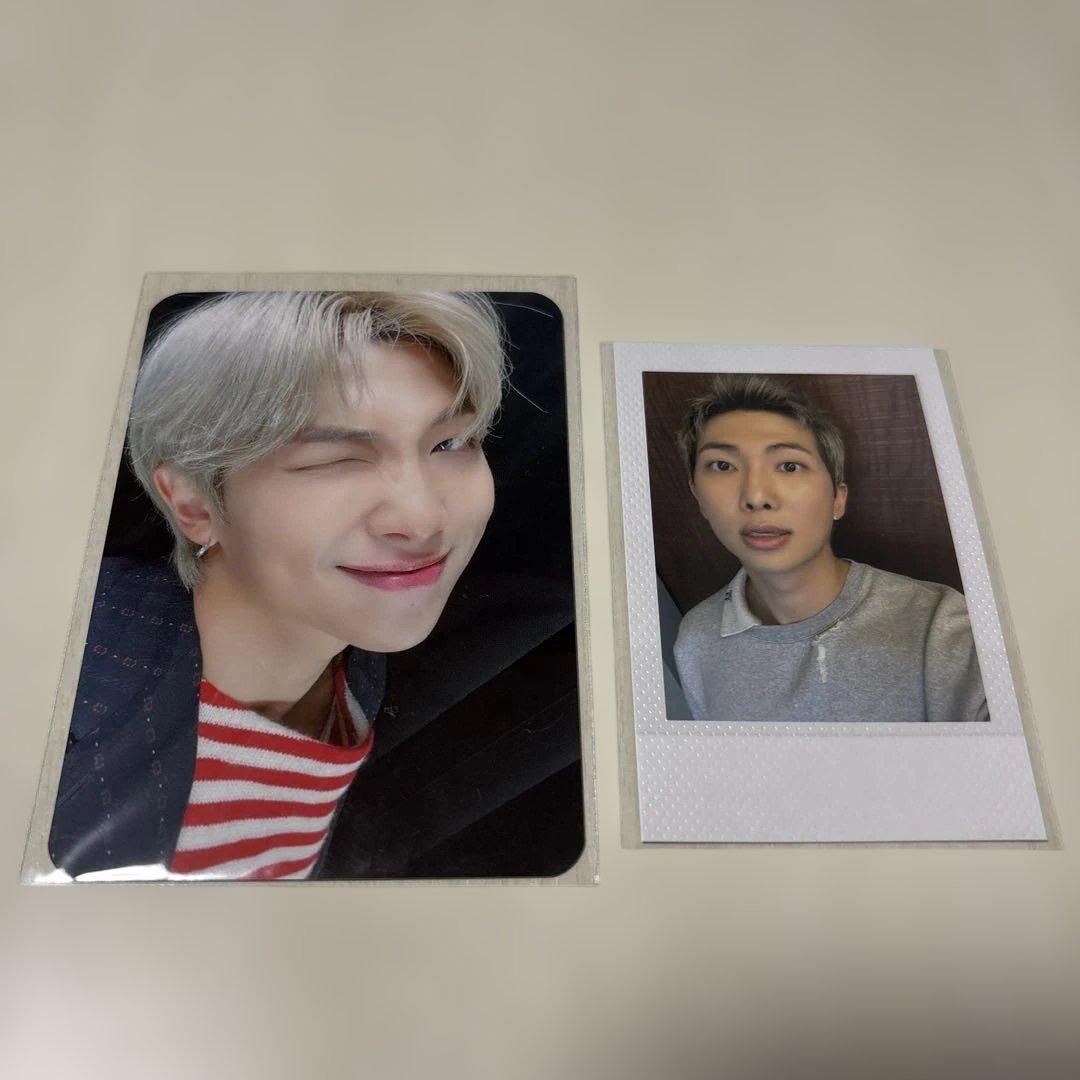 公式】BTS アミボム RMトレカ＆インスタントフォトトレカセット - メルカリ