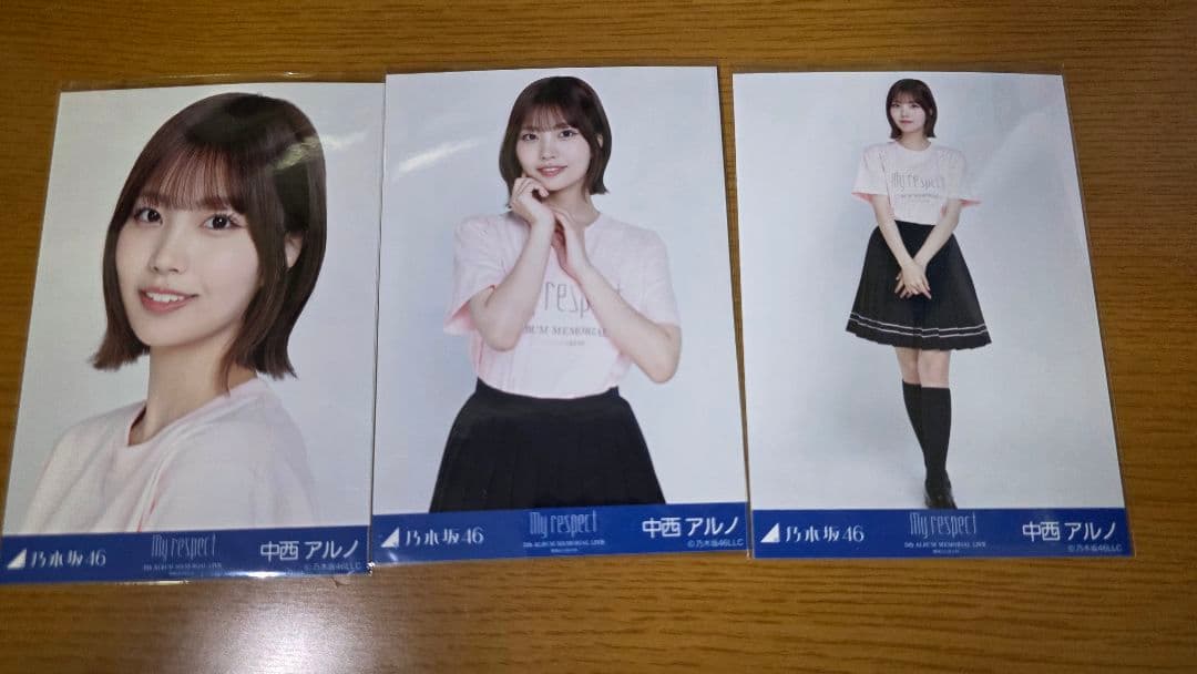 乃木坂46 中西アルノ 生写真 My respect ライブT コンプ - メルカリ
