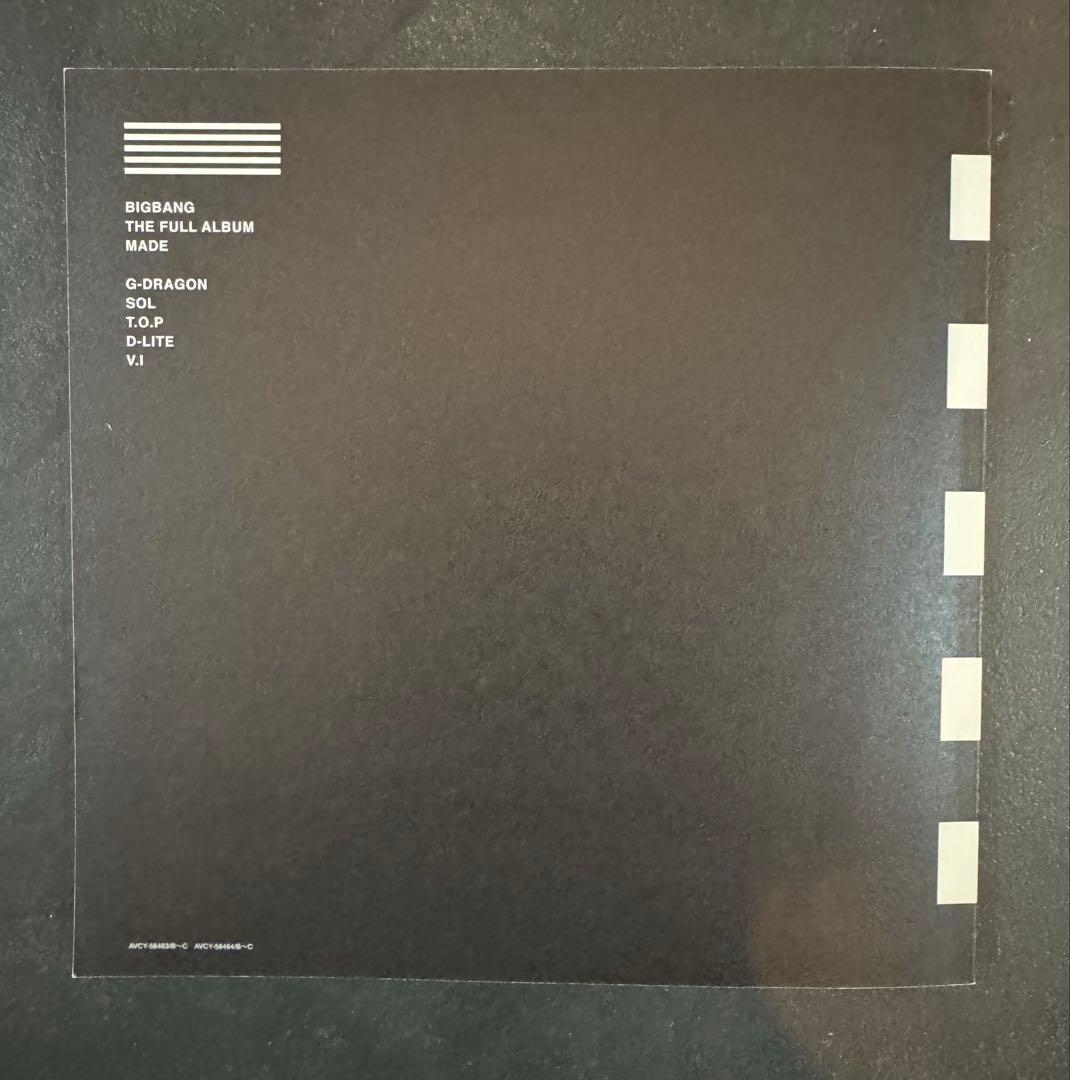 BIGBANG MADE THE FULL ALBUM TOP カード トップ - メルカリ