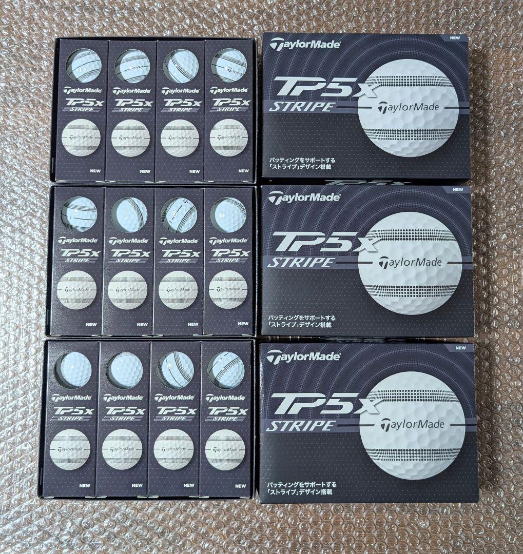 新品　テーラーメイド TP5x ストライプ　3ダース 楽天市場】3ダースセット Taylormade テーラーメイド TP5 TP5x Pix