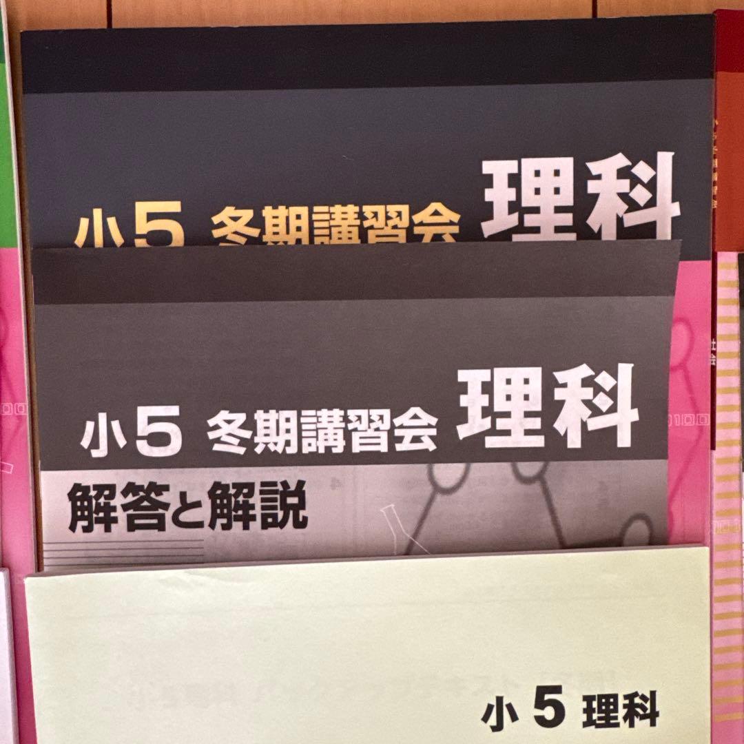 早稲田アカデミー】 小5 冬期講習 早稲アカ上位校5年生 - メルカリ