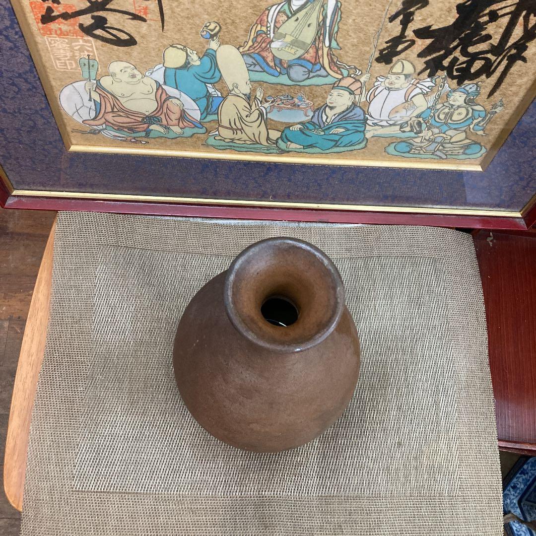 時代備前焼の徳利花入只今年末大売り出しです❣️銘あり❣️の通販はau