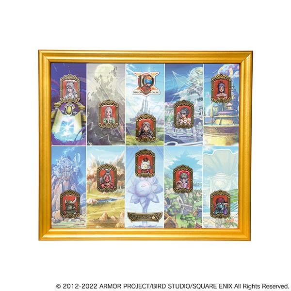 新品 ドラゴンクエストX オンライン 10周年記念 メモリアルピンズセット 数量限定999個！「ドラゴンクエストX オンライン 10周年記念