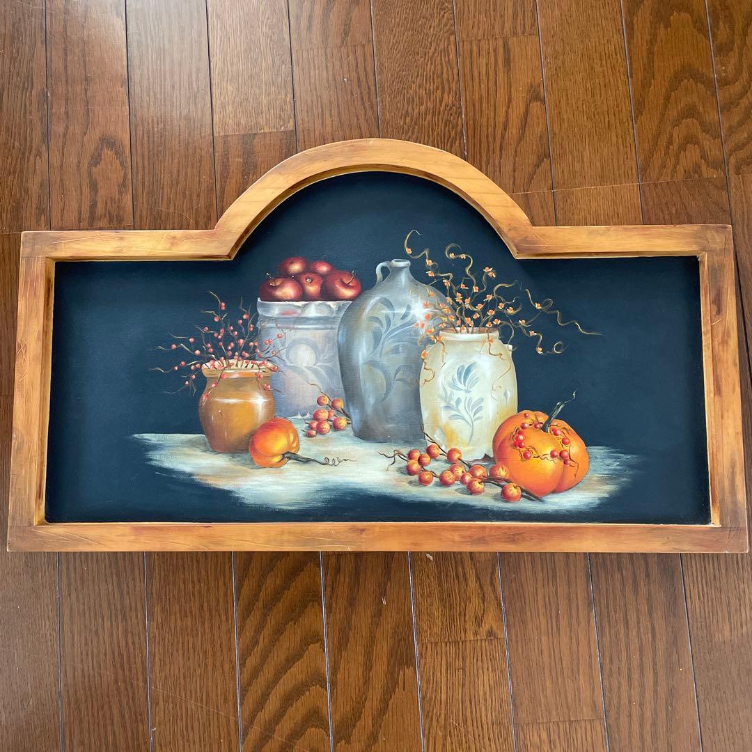 トールペイント作品50.5×35.5 - メルカリ