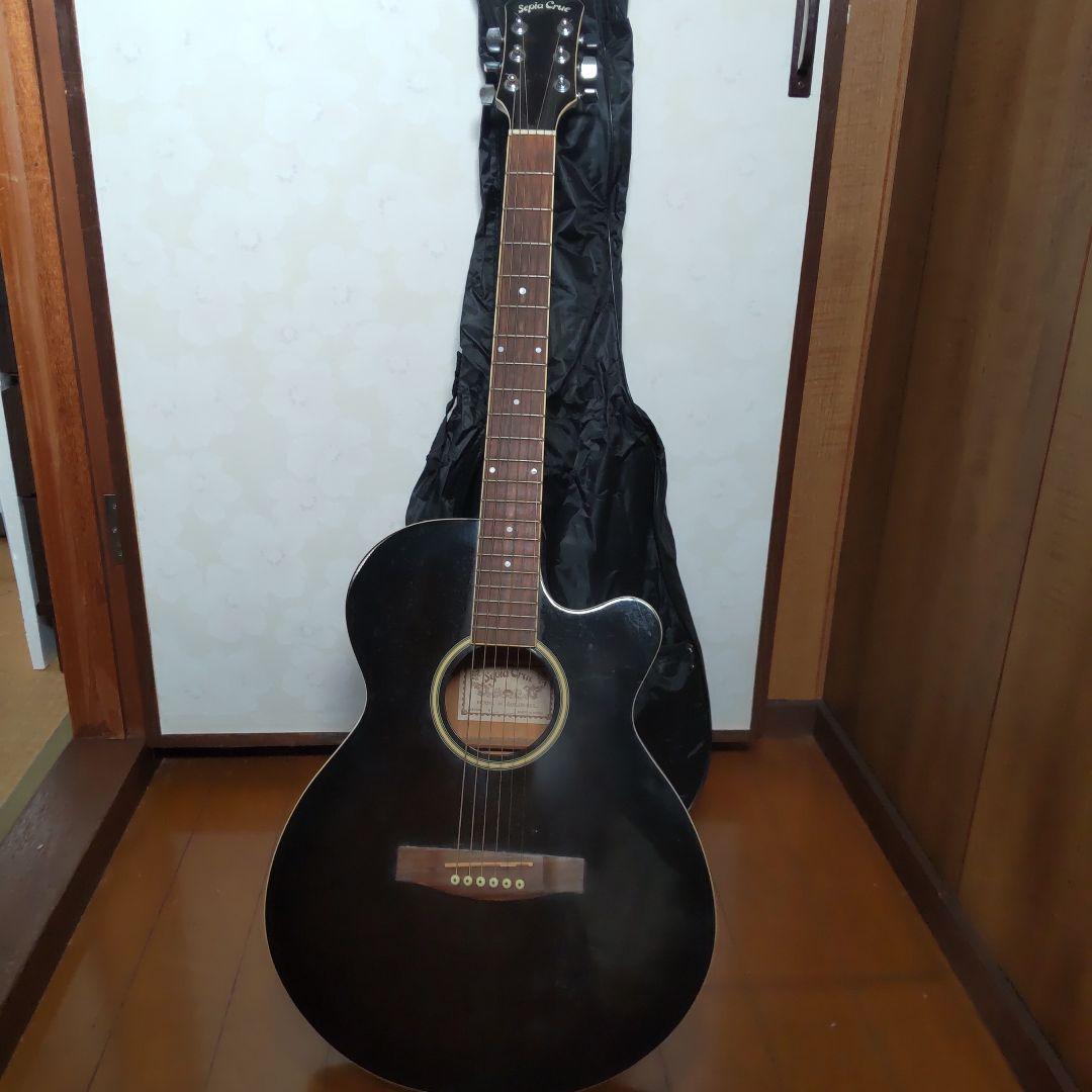 格安！Sepia CrueエレアコスティックギターEAW-180 各種付属品付 Sepia Crue EAW-180 Acoustic Guitar セピアクルー アコースティック