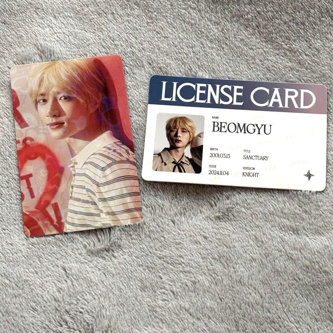 TXT ボムギュ SANCTUARY weverse特典ホログラムトレカ - メルカリ