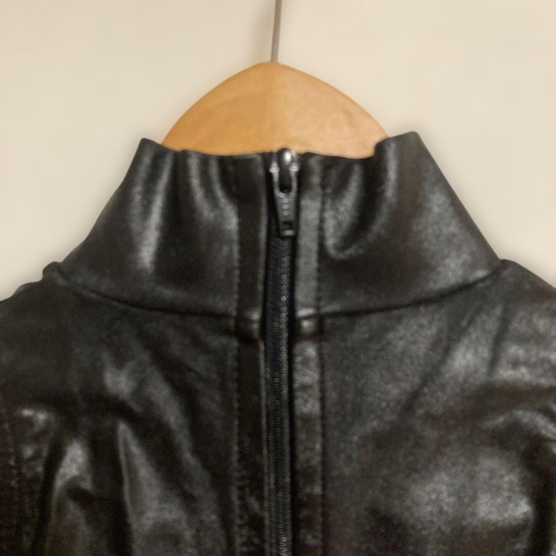 アフィックスパラパラ エナメル胸あきタイトワンピース