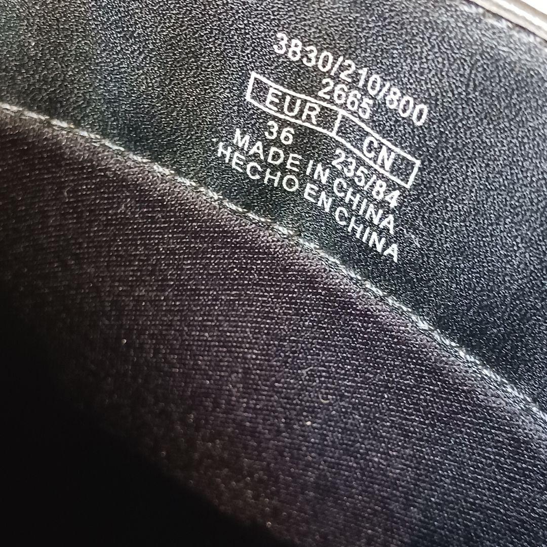 未使用 ザラ ニーハイゲートルロングブーツ 2024年モデル 23.5㎝ 黒