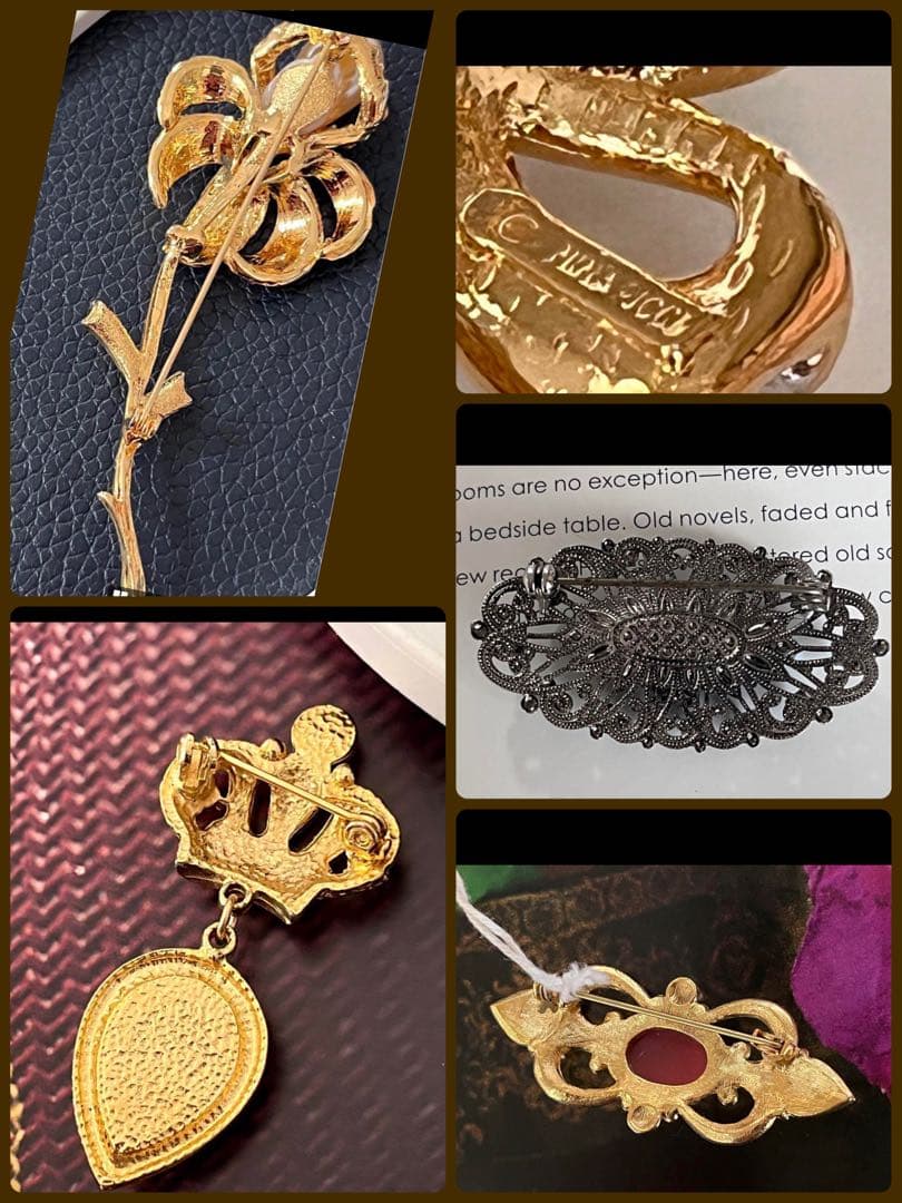 夢様おまとめ7点D B Scotlandガラス ヴィンテージ ブローチ9533 - メルカリ