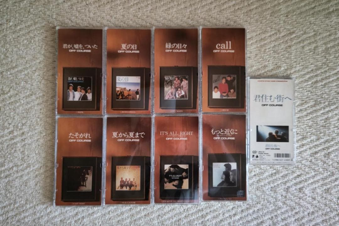 オフコース／８㎝シングルＣＤ９枚セット（＋１枚サービス品） コンプリート・シングル・コレクションCD BOX [完全生産限定盤][CD