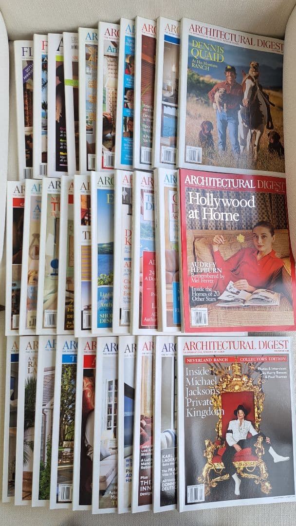 洋雑誌 AD ARCHITECTURAL DIGEST等 30冊セット① AD ARCHITECTURAL DIGEST MAGAZINE, Sept. / Oct., 2022 France No