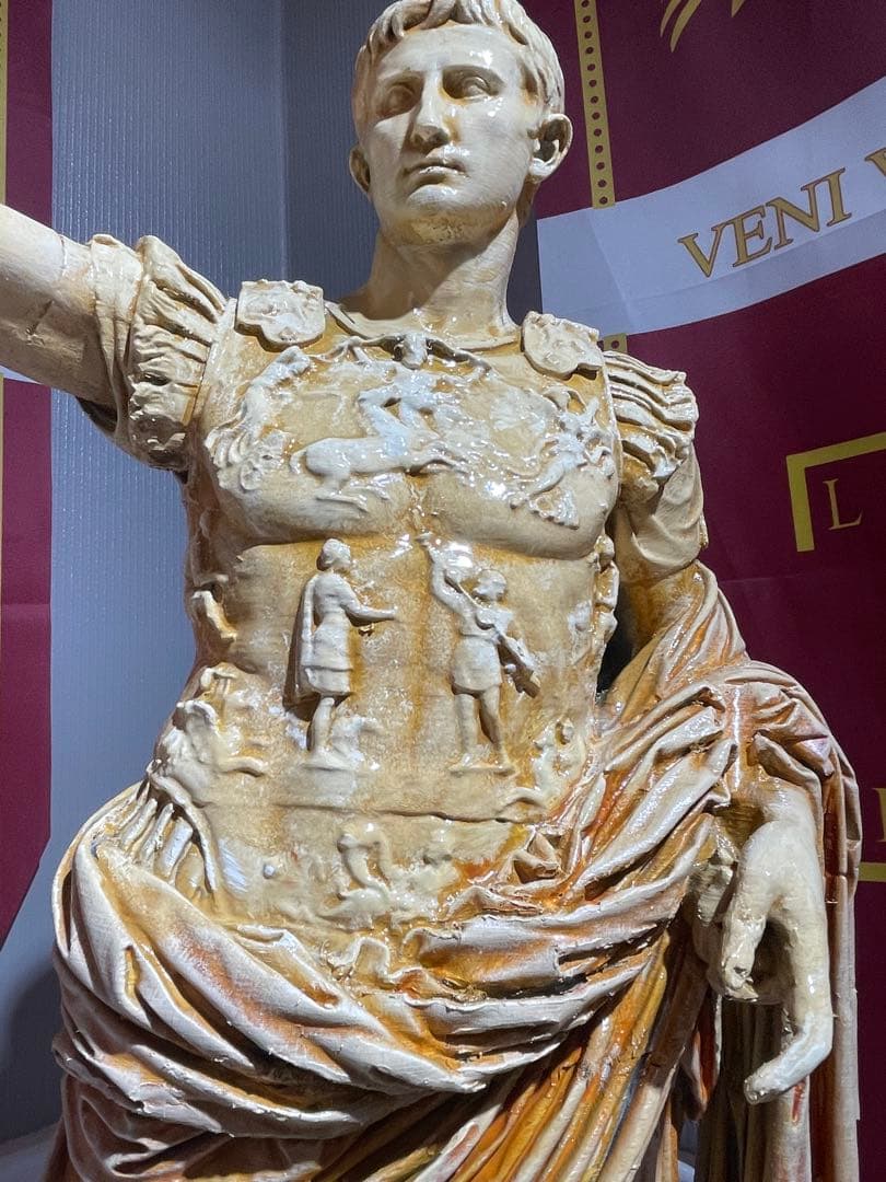 プリマポルタのアウグストゥス 高さ60cm , ローマ帝国 - メルカリ