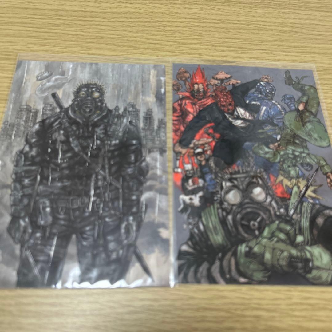 ドロヘドロ原画展 ポスターカードセット15枚セットおまけ5枚&入場特典