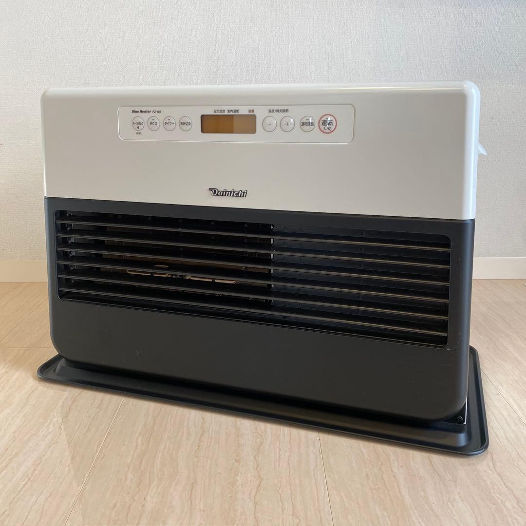 ダイニチ石油ファンヒーター　FZ-102(WK)　ホワイト×ブラック ダイニチ FZ-102-WK 家庭用石油ファンヒーター ウエダ金物【公式サイト】