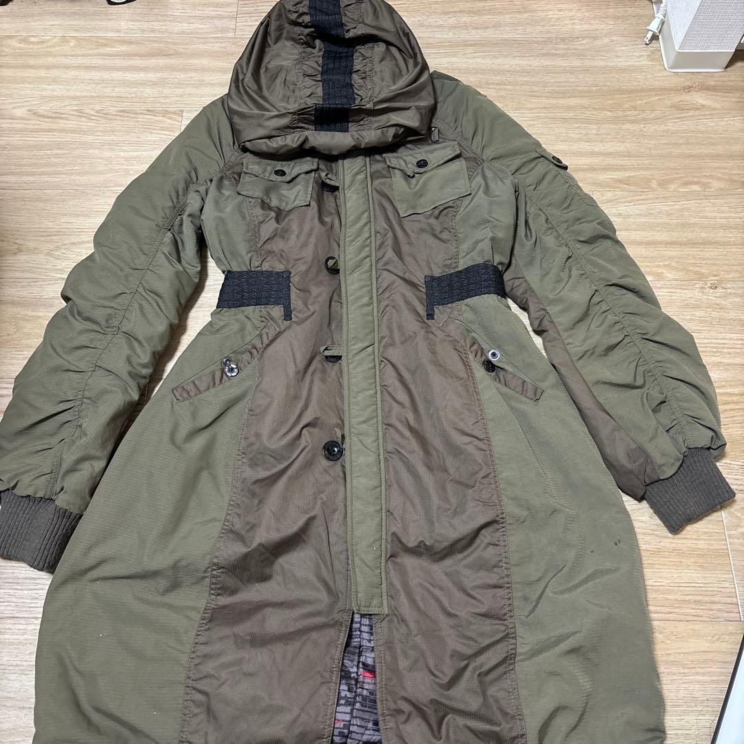 DIESEL モッズコート サイズM オリーブ - メルカリ
