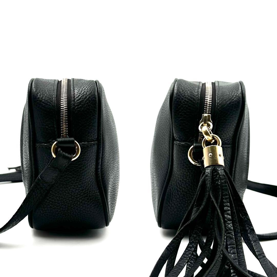 《美品》GUCCI ソーホー スモールレザー ディスコバッグ ショルダーバッグ